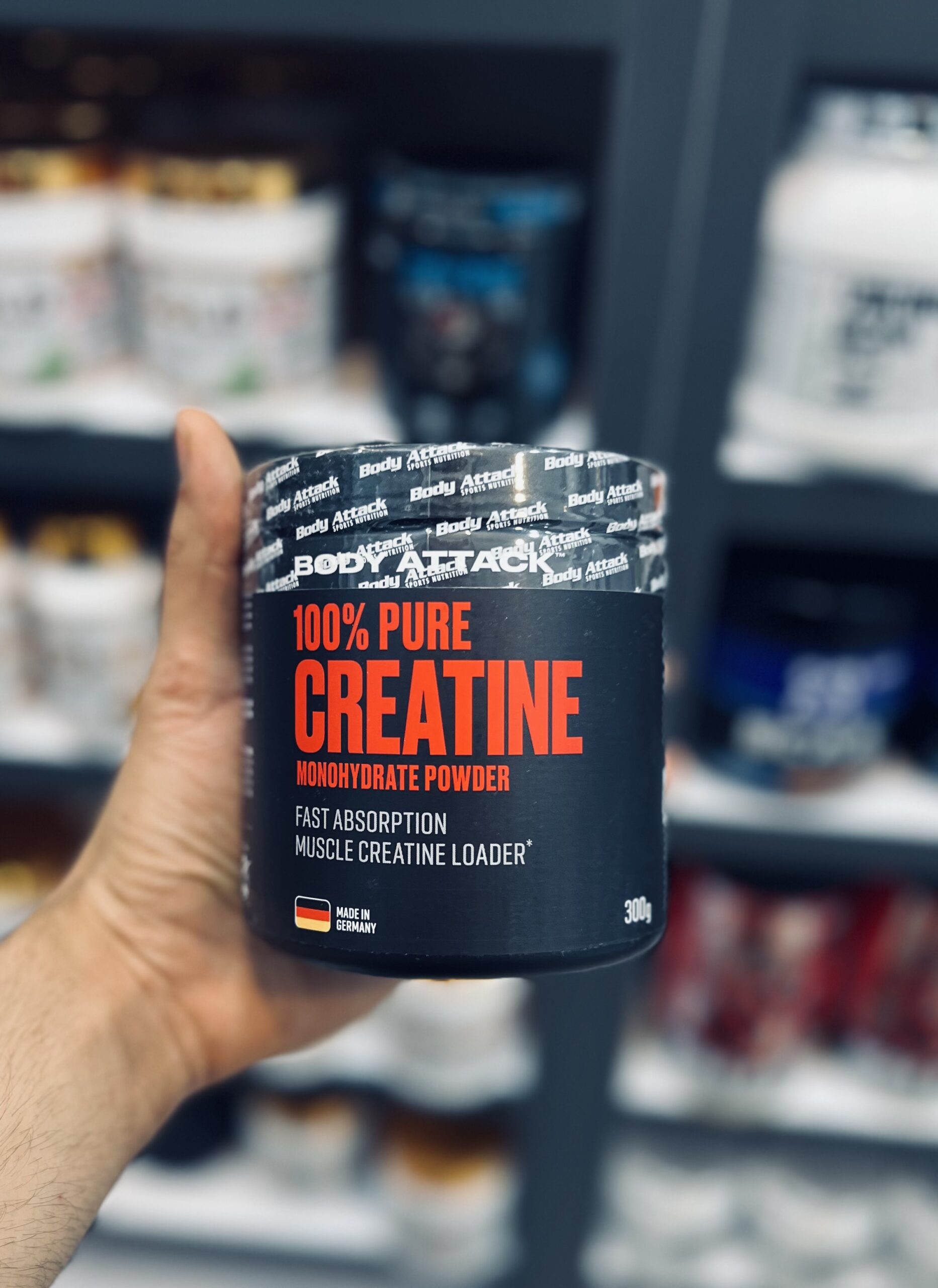 CREATINE 100% PURE پیور کراتین بادی اتک